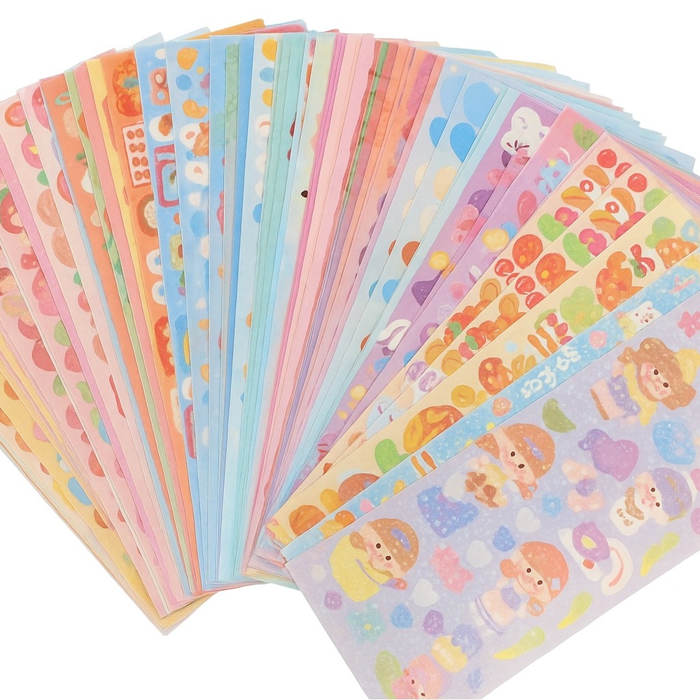 Colorful Kawaii Sticker Sheets